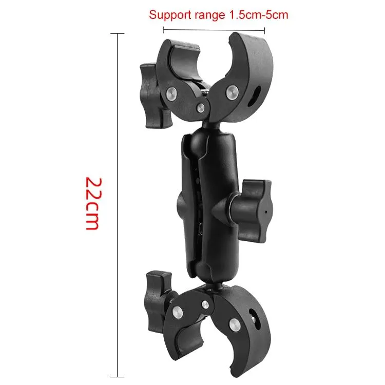 18cm Dual Head Motorcycle Handlebar Mount | 28cm