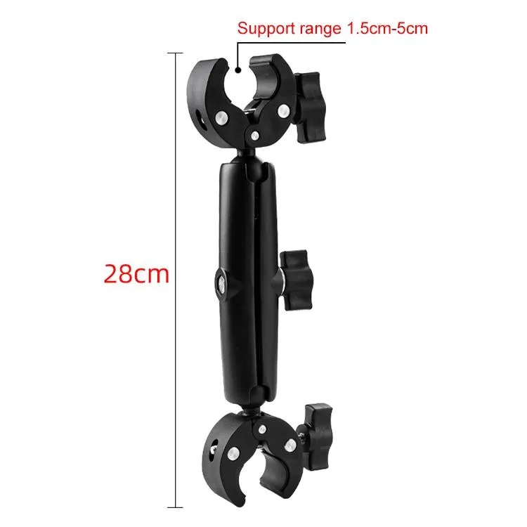 18cm Dual Head Motorcycle Handlebar Mount | 28cm