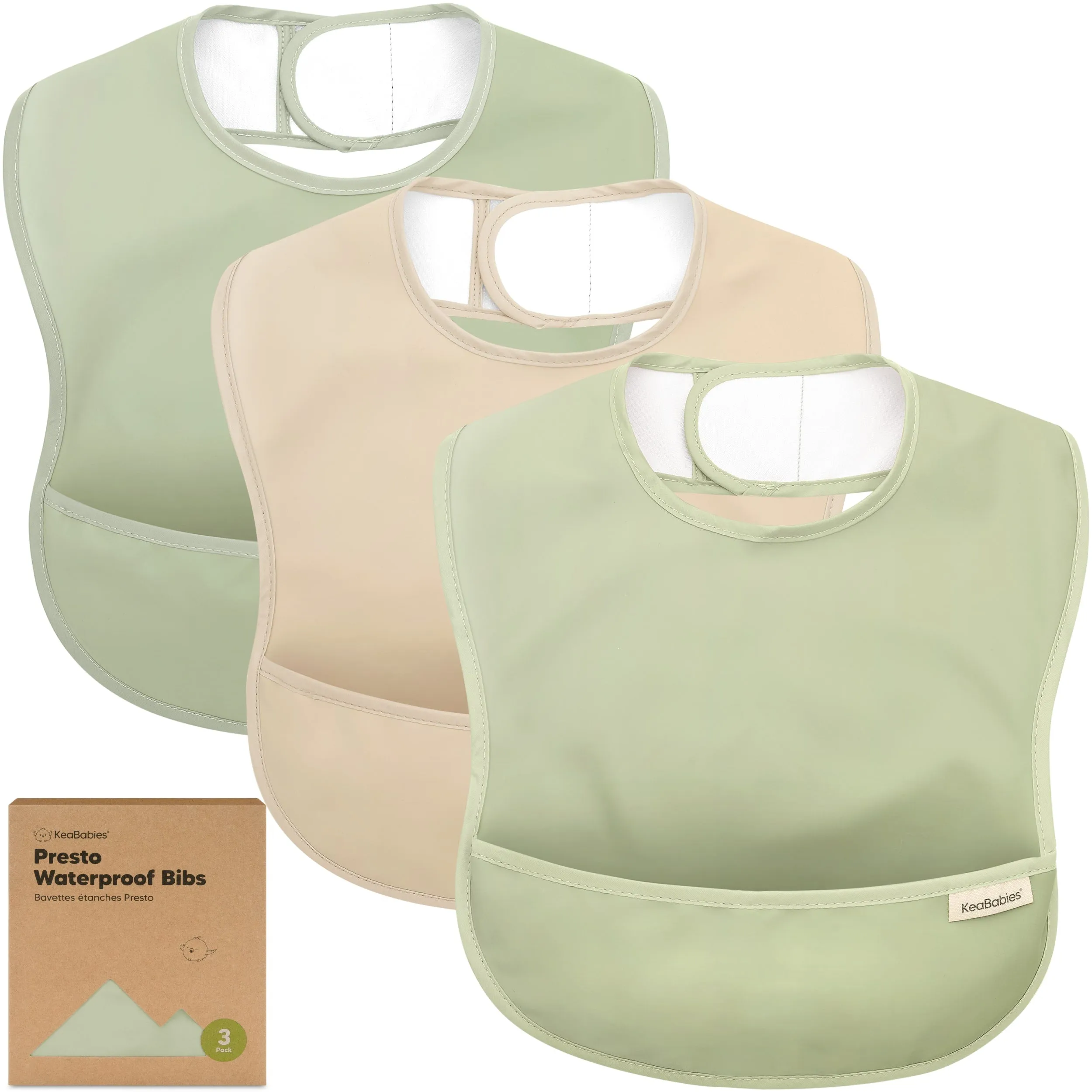 3-Pack Presto Waterproof Bibs