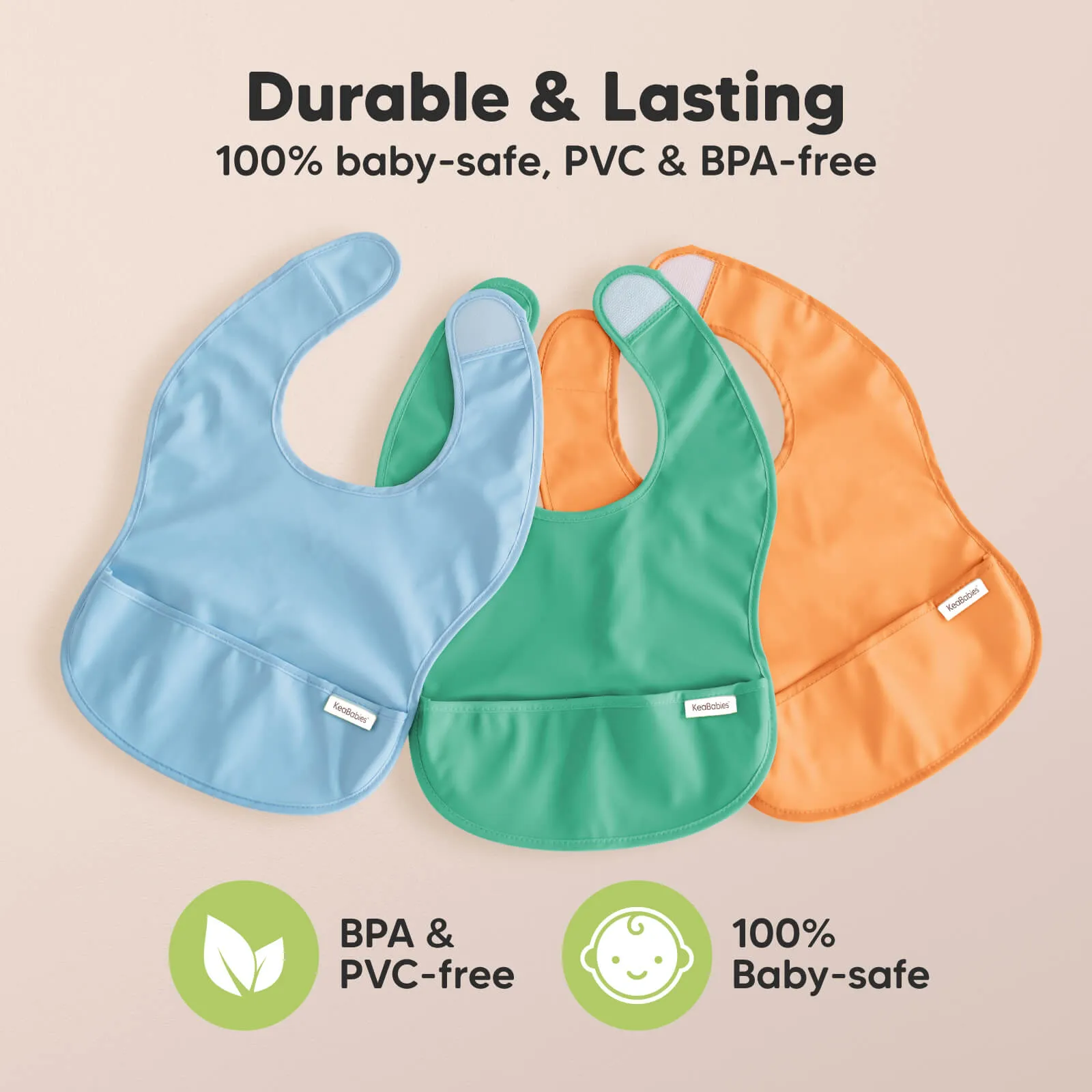 3-Pack Presto Waterproof Bibs