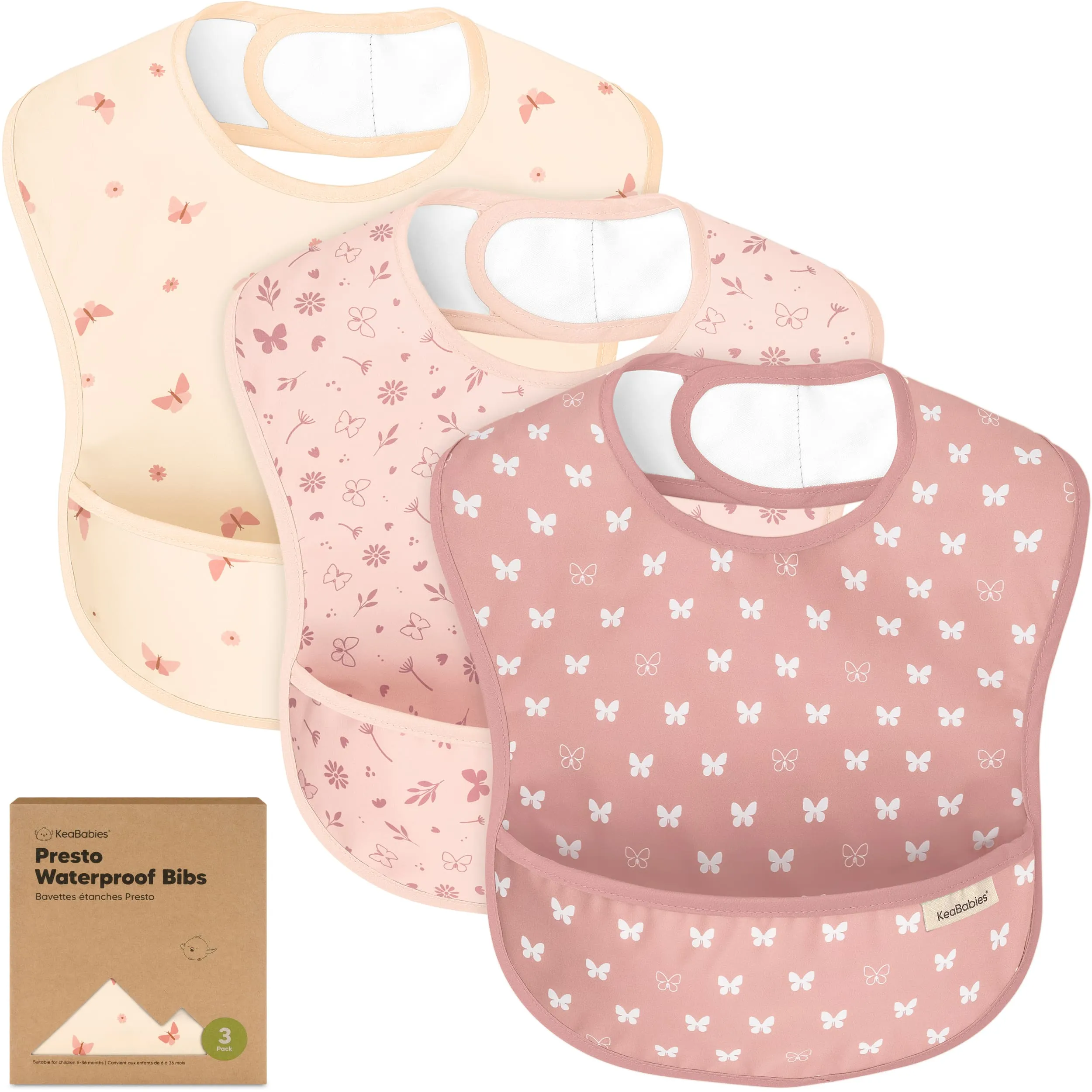 3-Pack Presto Waterproof Bibs