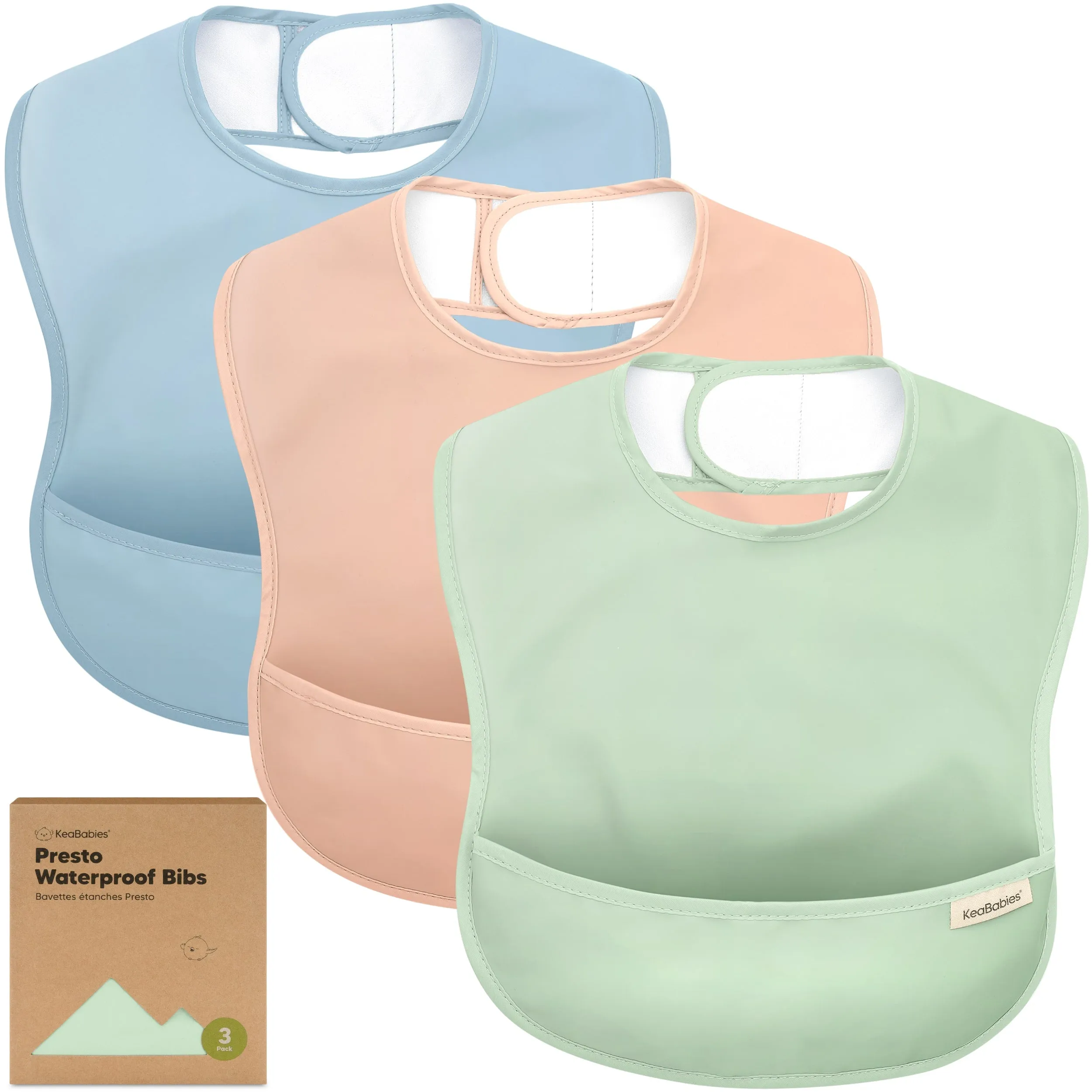 3-Pack Presto Waterproof Bibs