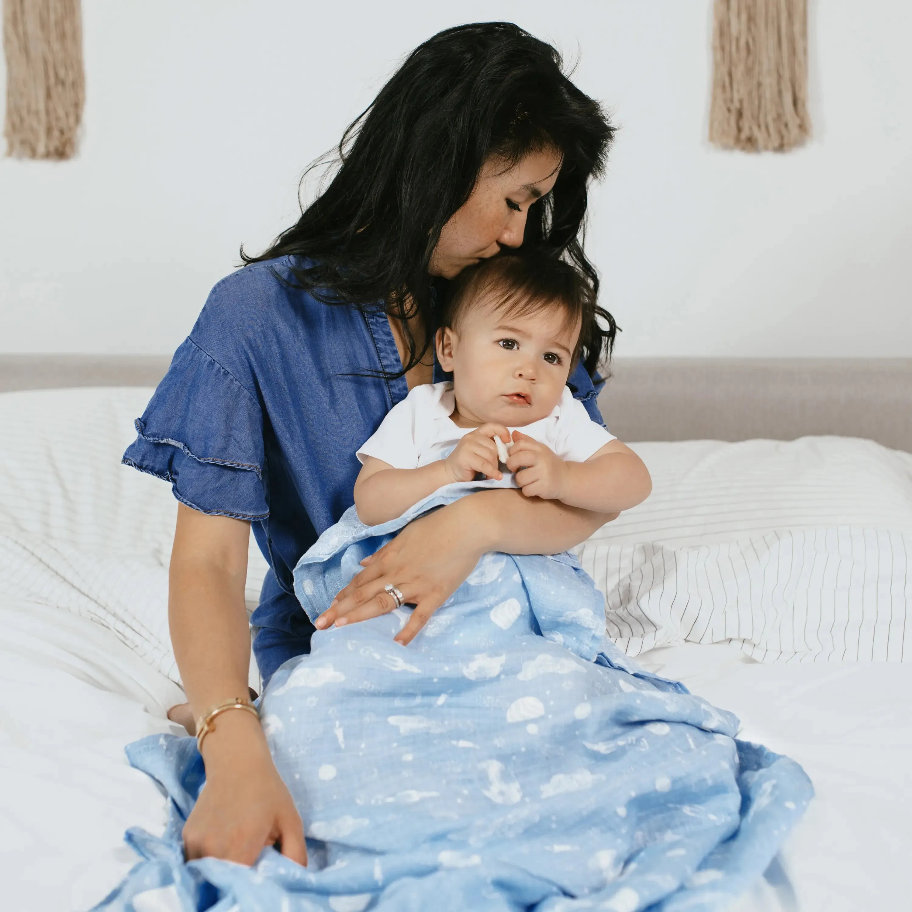 Aden   Anais - Essentials Cotton Muslin Swaddles - 4 pack