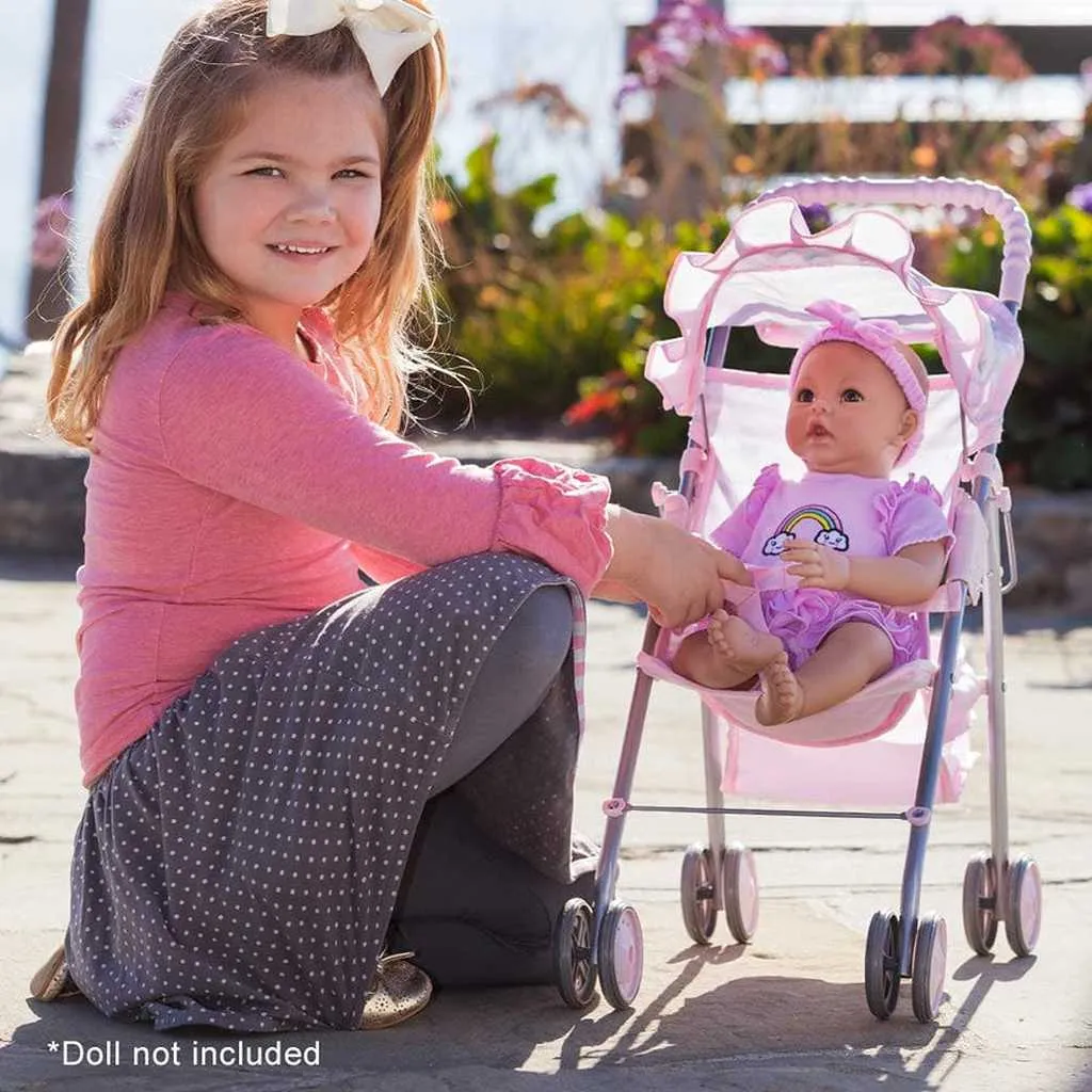 Adora Classic Pastel Pink Medium Shade Umbrella Stroller
