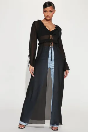 All In One Maxi Top - Black
