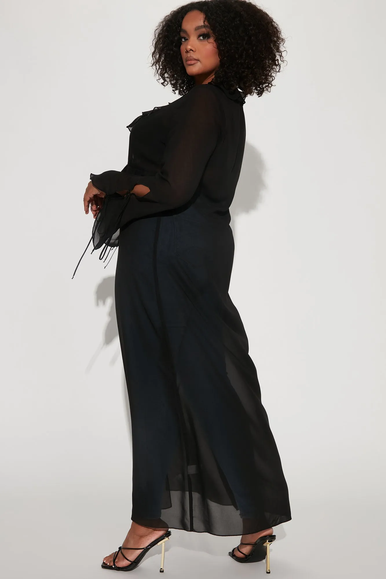 All In One Maxi Top - Black