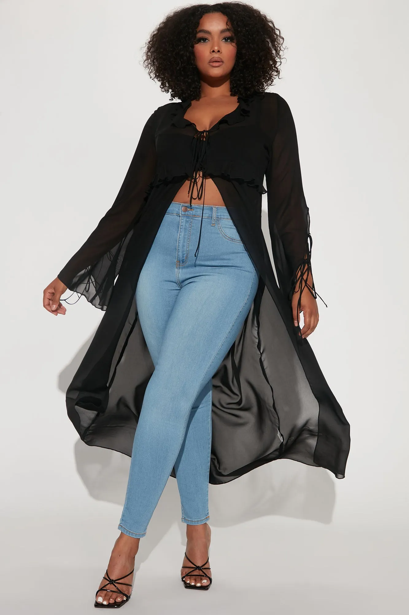 All In One Maxi Top - Black