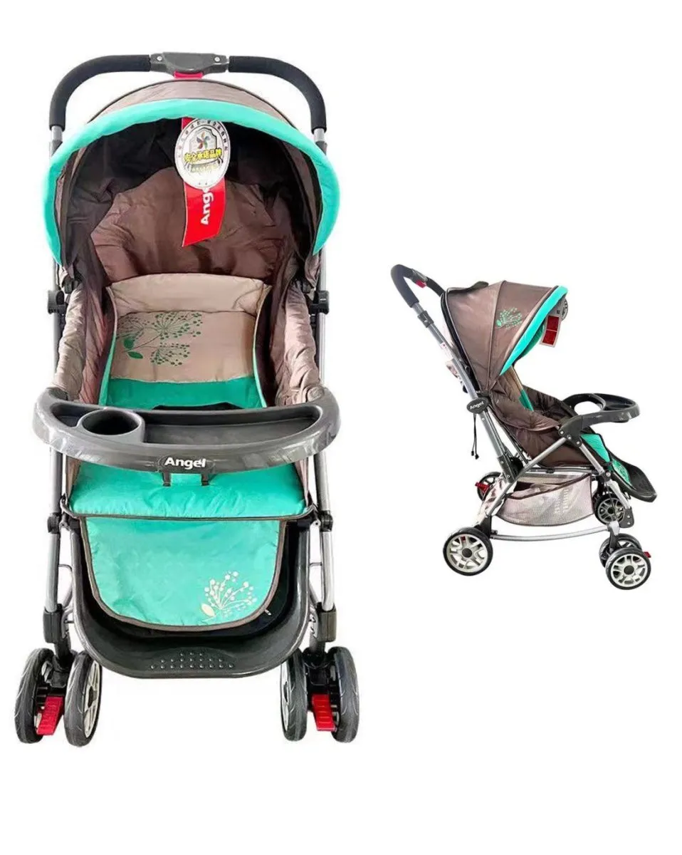 Angel Baby Stroller | Blue/Grey