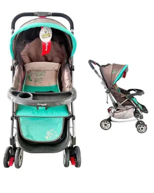 Angel Baby Stroller | Blue/Grey