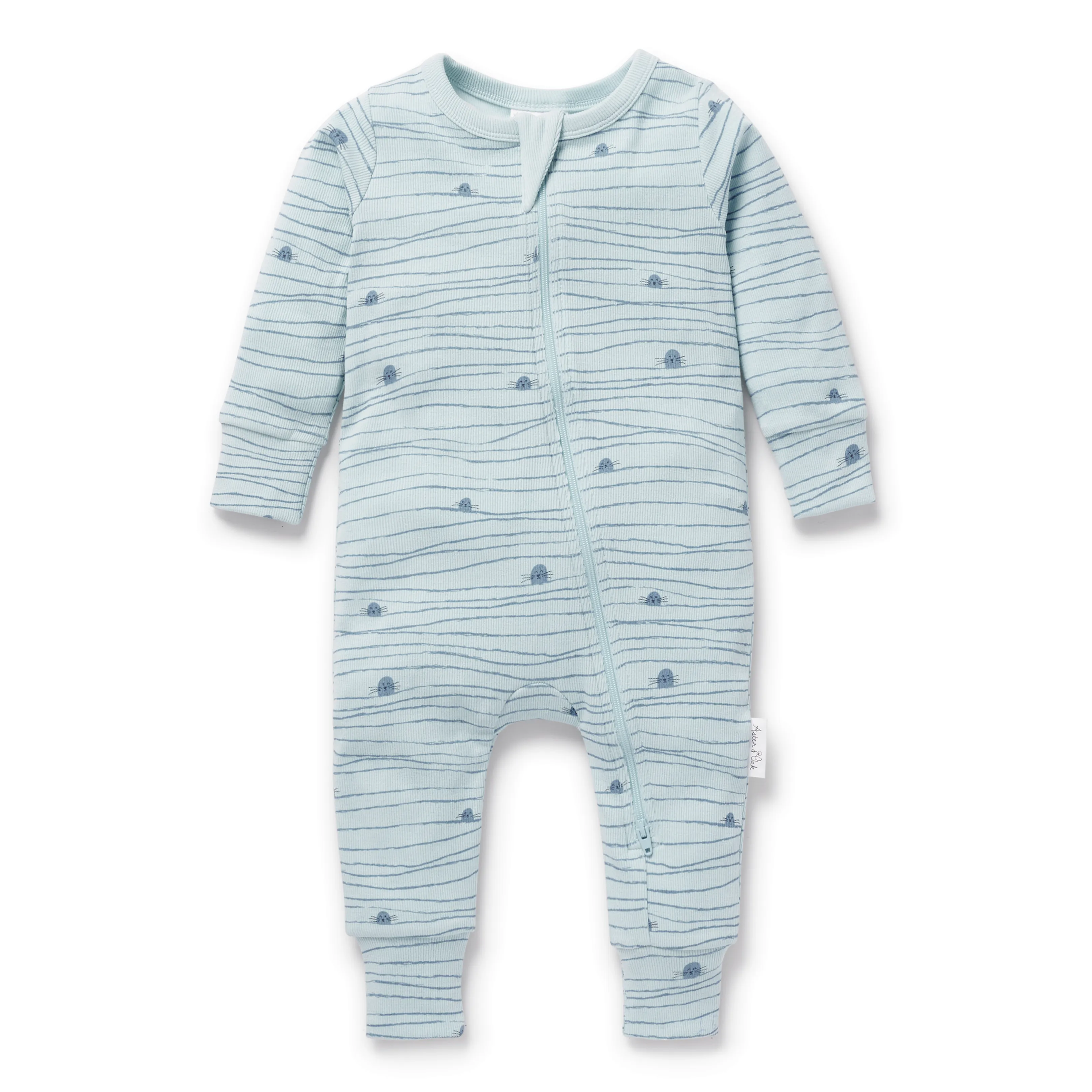 Aster and Oak Seal Zip Romper