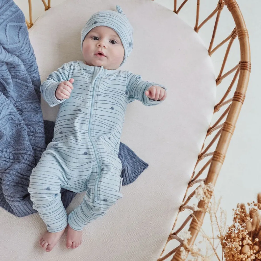 Aster and Oak Seal Zip Romper