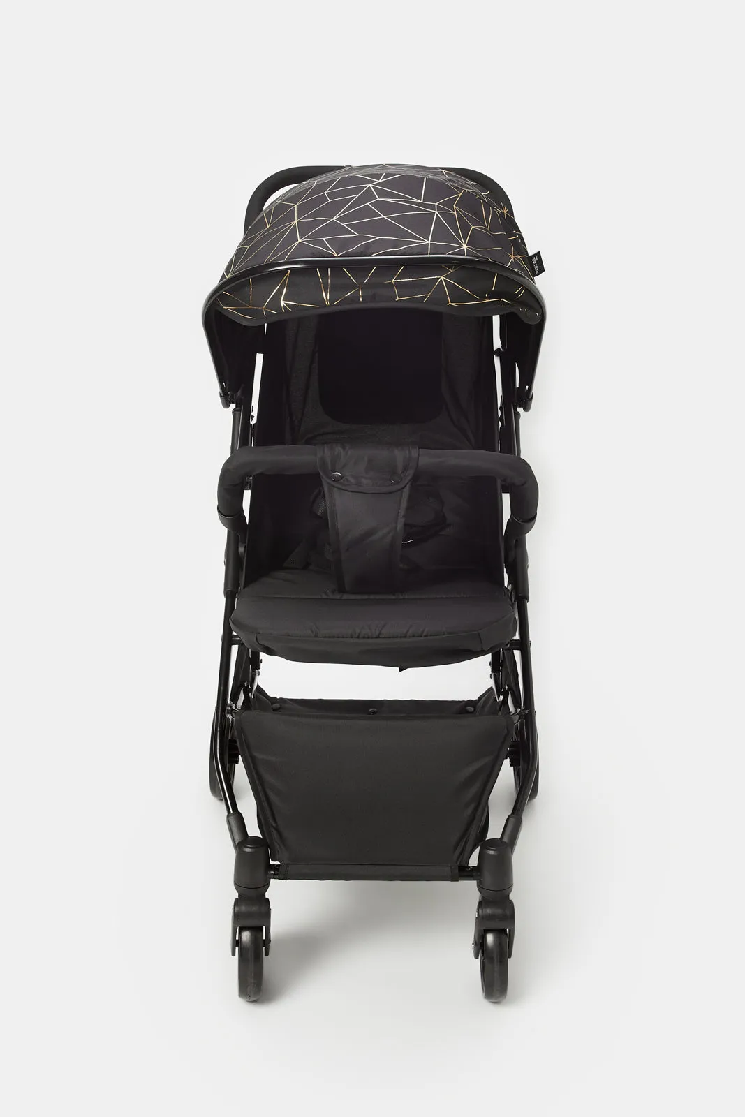 Baby Black Single Fold Baby Stroller