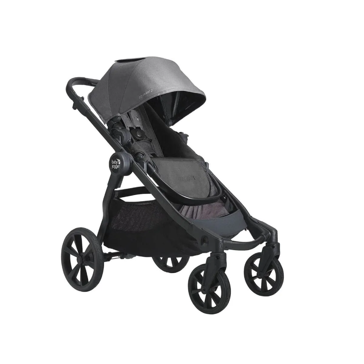 Baby Jogger City Select 2 Bundle with Adapter - Radiant Slate