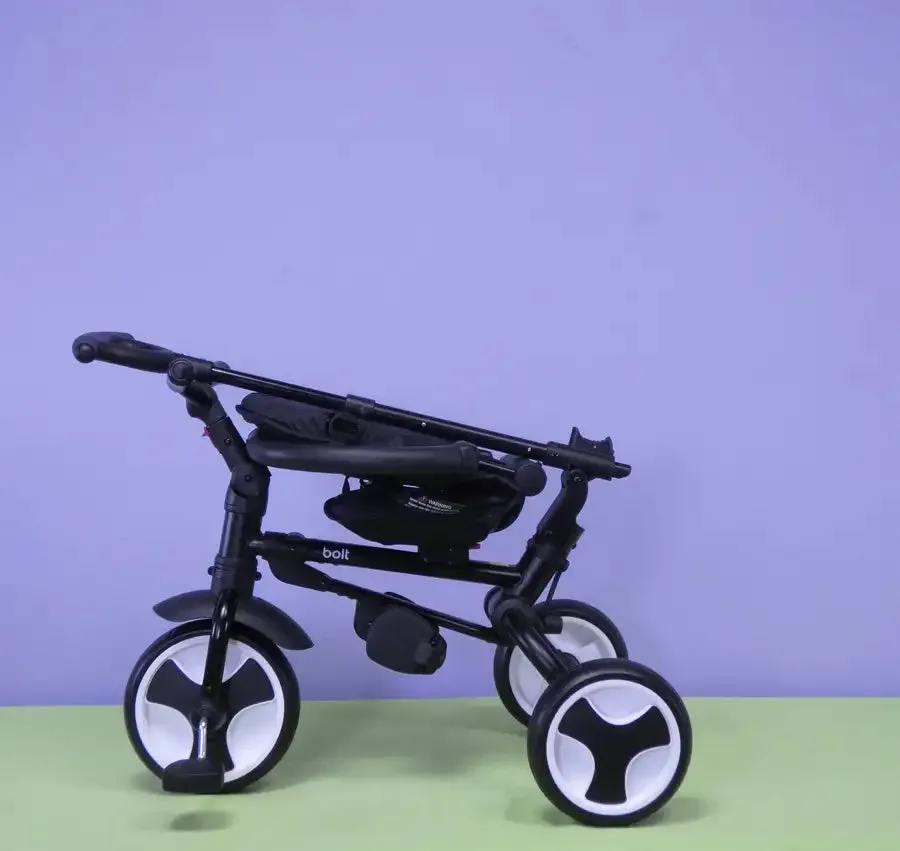 BOLT Foldable Push Tricycle - Black