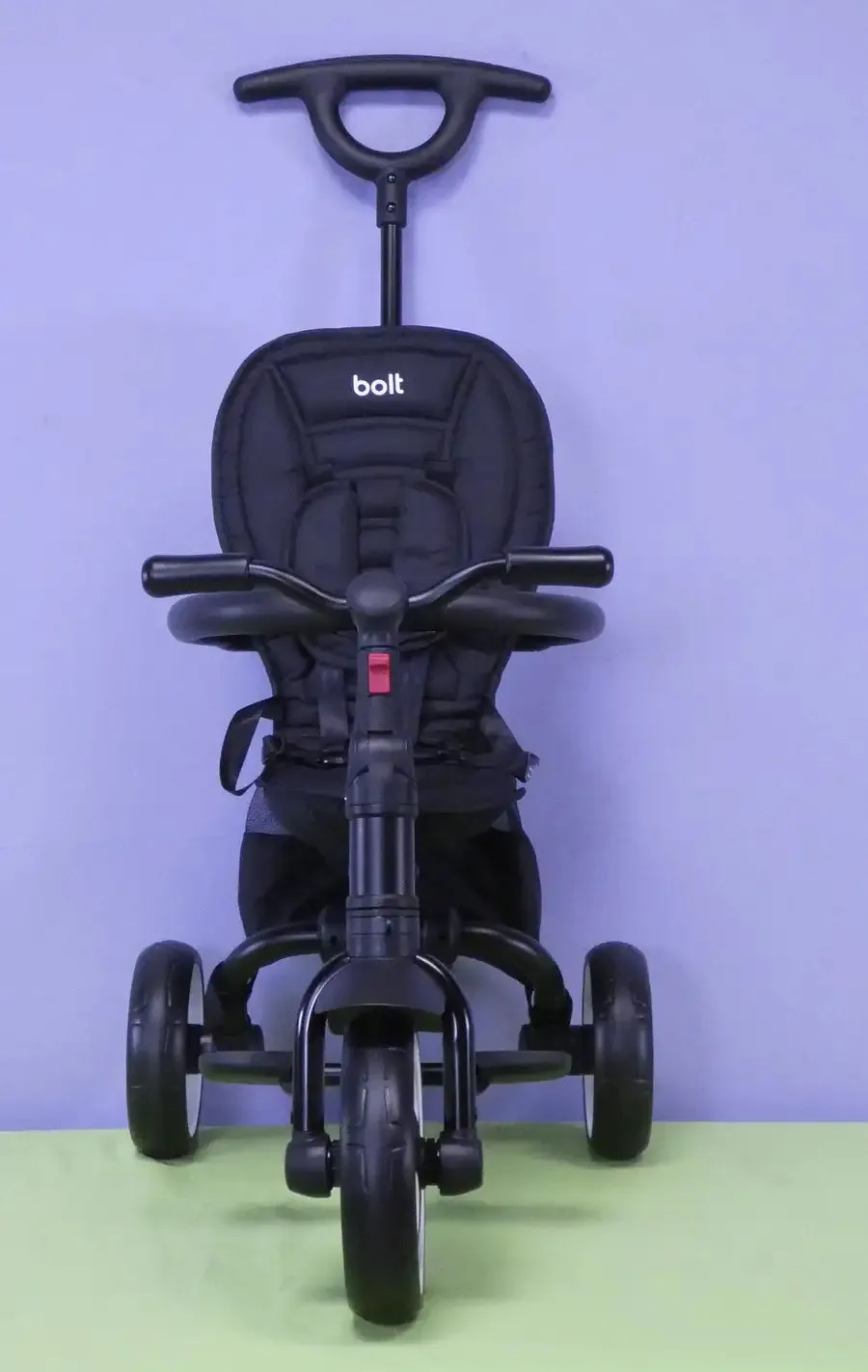BOLT Foldable Push Tricycle - Black