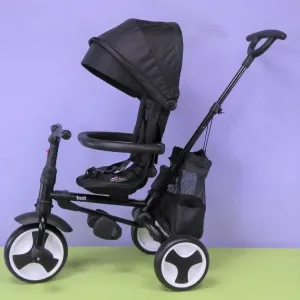 BOLT Foldable Push Tricycle - Black