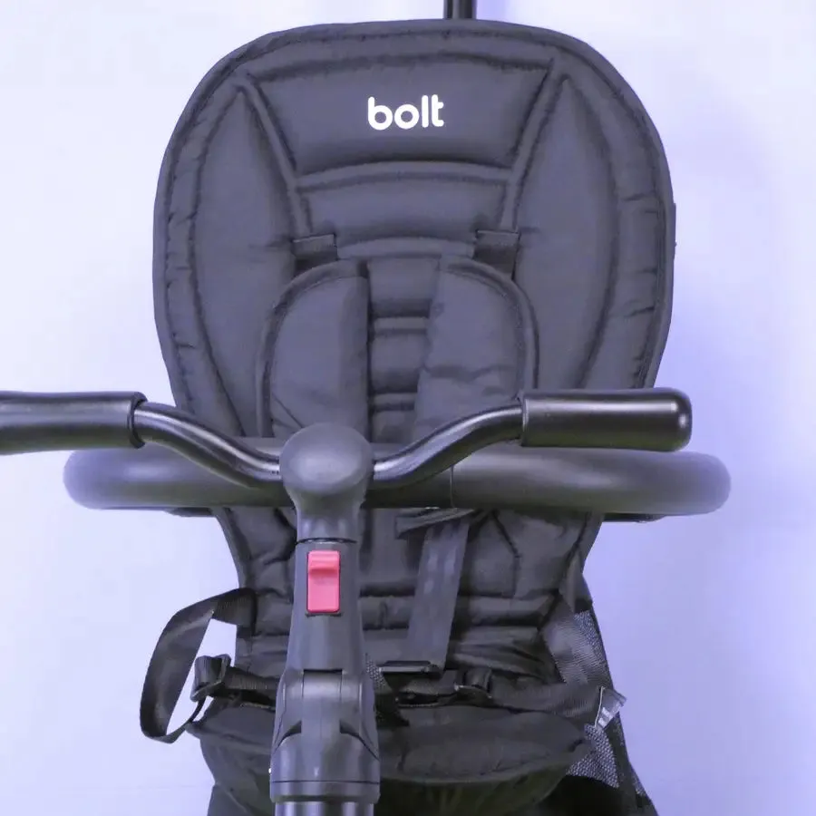 BOLT Foldable Push Tricycle - Black