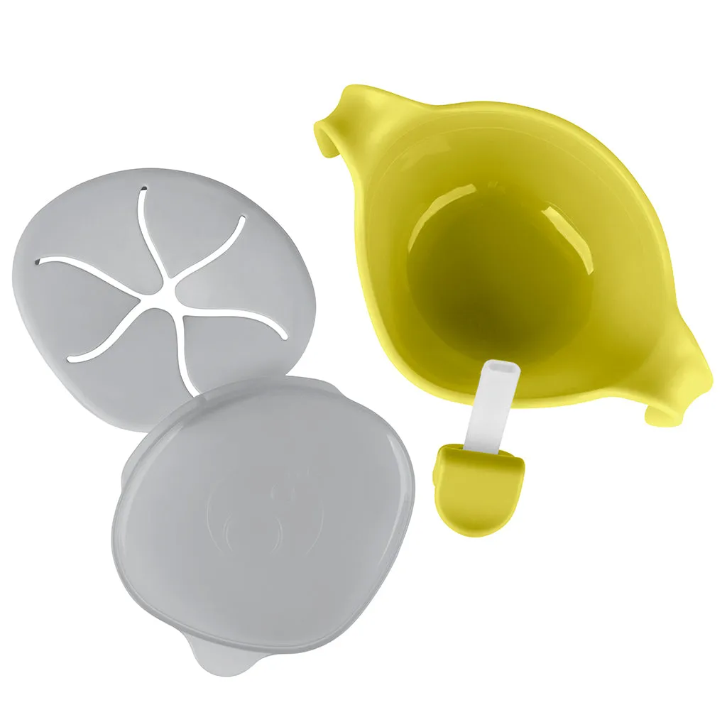 bowl   straw - lemon sherbet