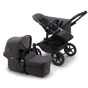 Bugaboo Donkey 5 Mono Mineral Pushchair - Black/Washed Black