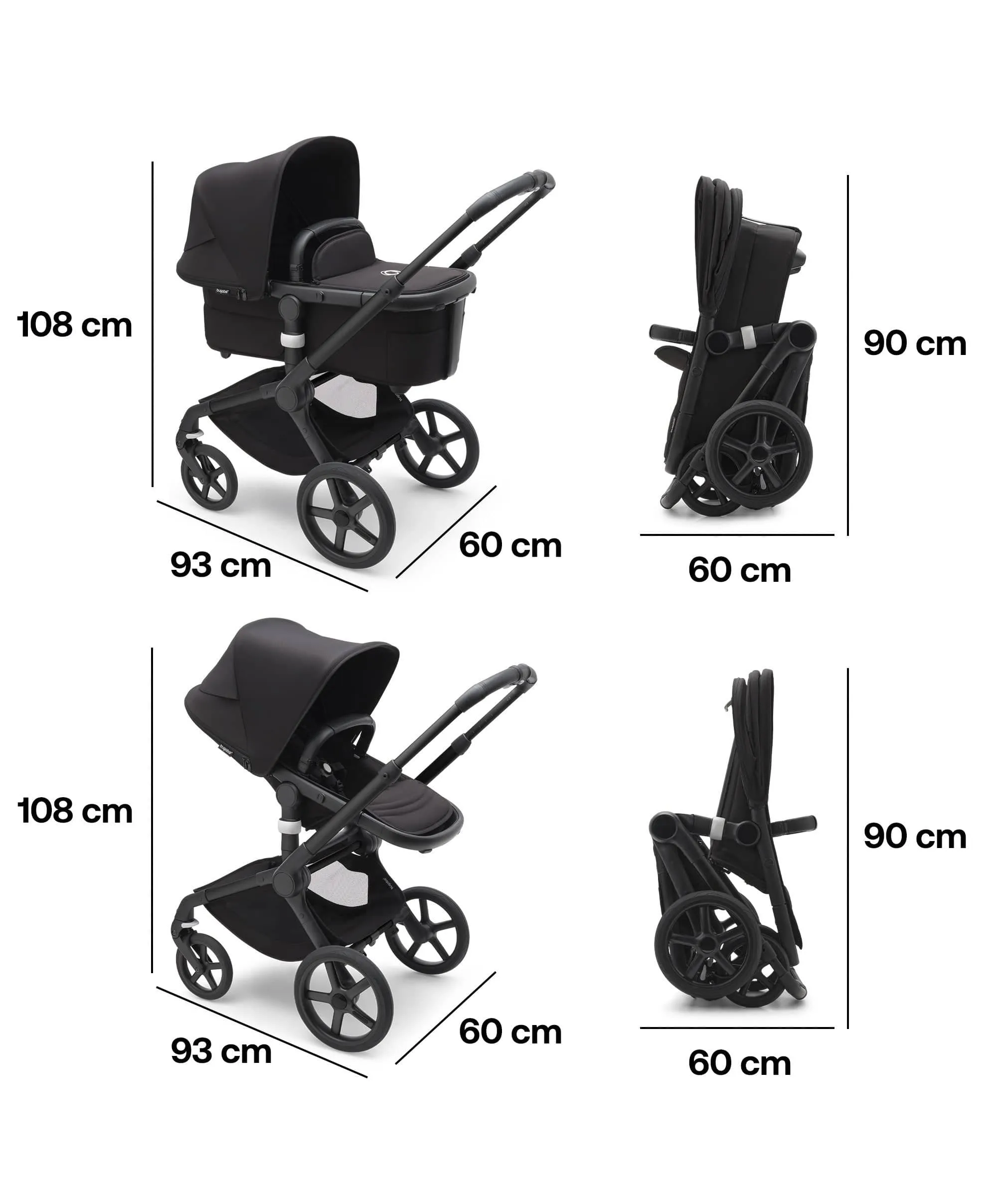Bugaboo Fox 5 Pushchair - Midnight Black