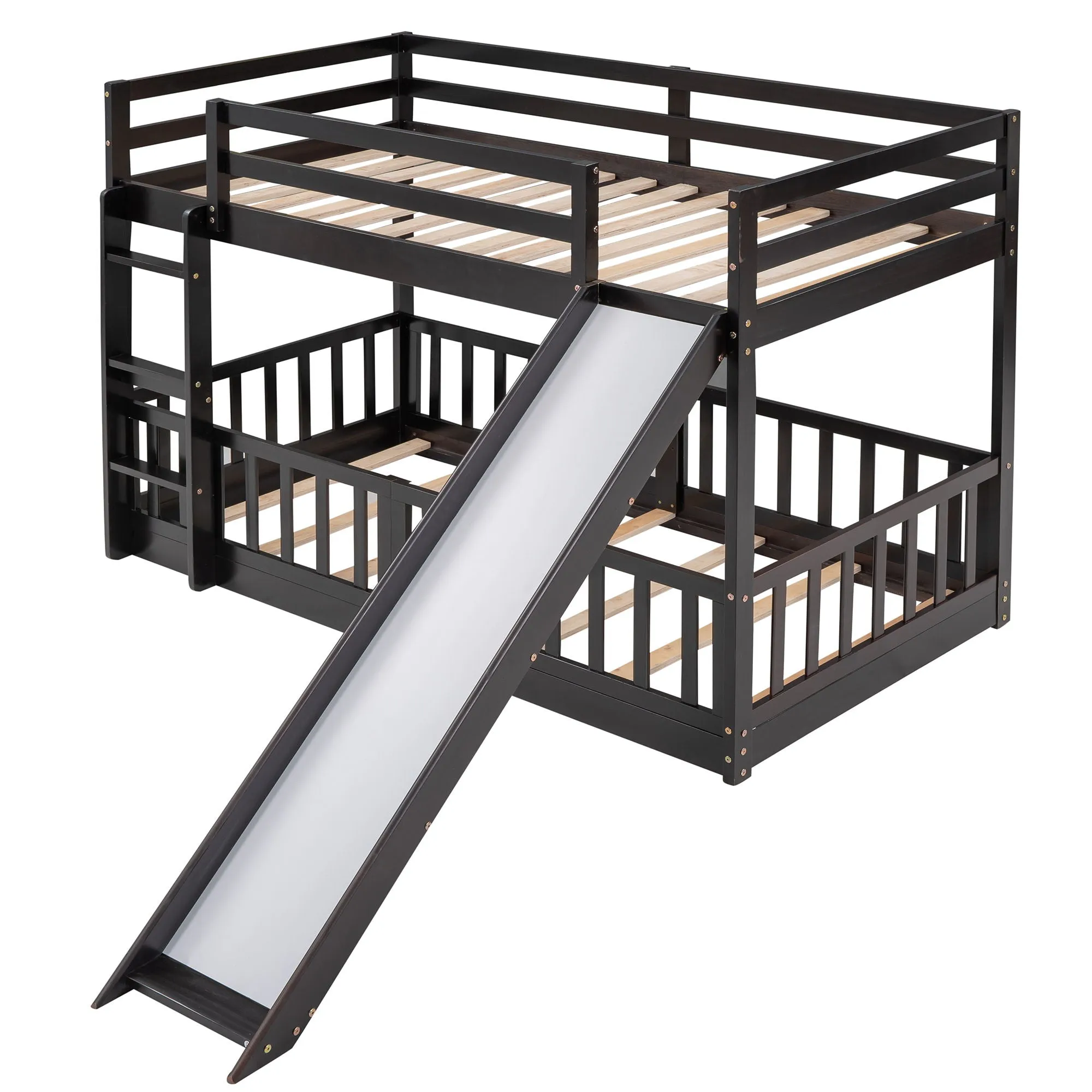 Bunk Bed With Convertible Ladder And Slide by Couch.com