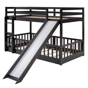 Bunk Bed With Convertible Ladder And Slide by Couch.com