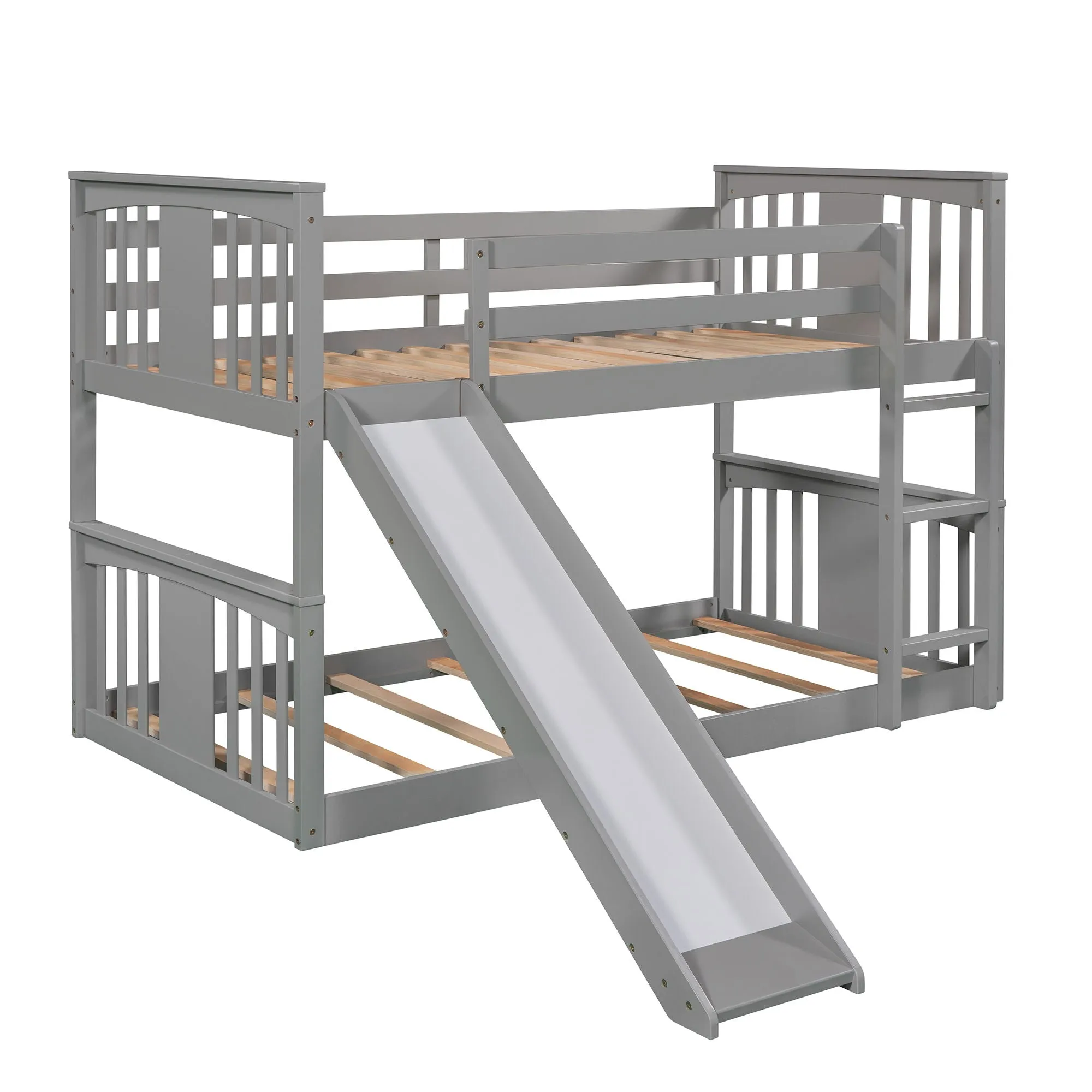Bunk Bed With Convertible Ladder And Slide by Couch.com