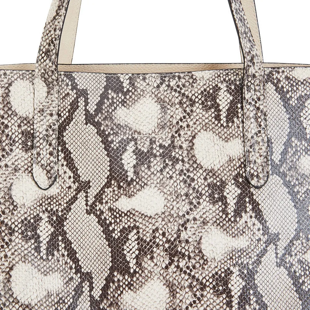 Charlie Handbag in Snake Fabric