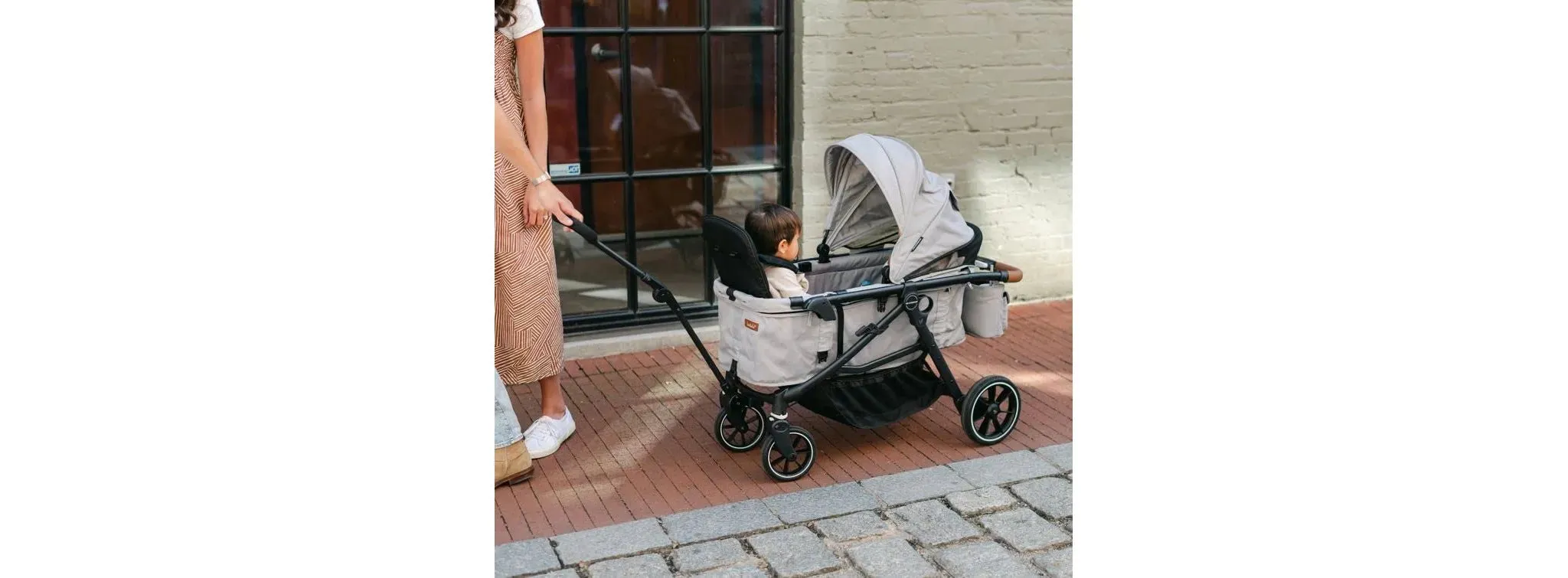 Crossover All-in-One Stroller and Wagon - Nightcliff Stone