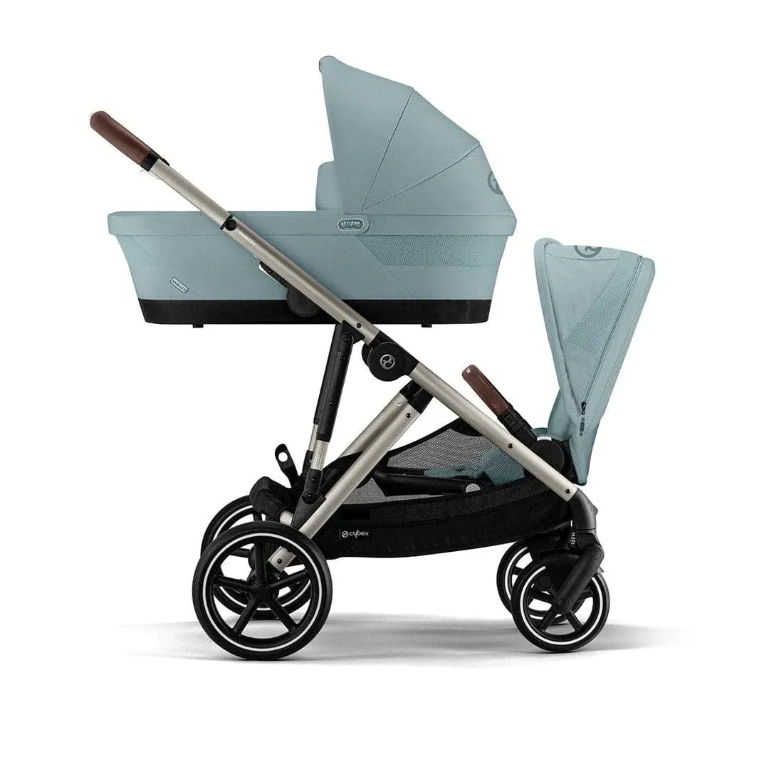 Cybex Gazelle S Essential Bundle - Taupe / Sky Blue