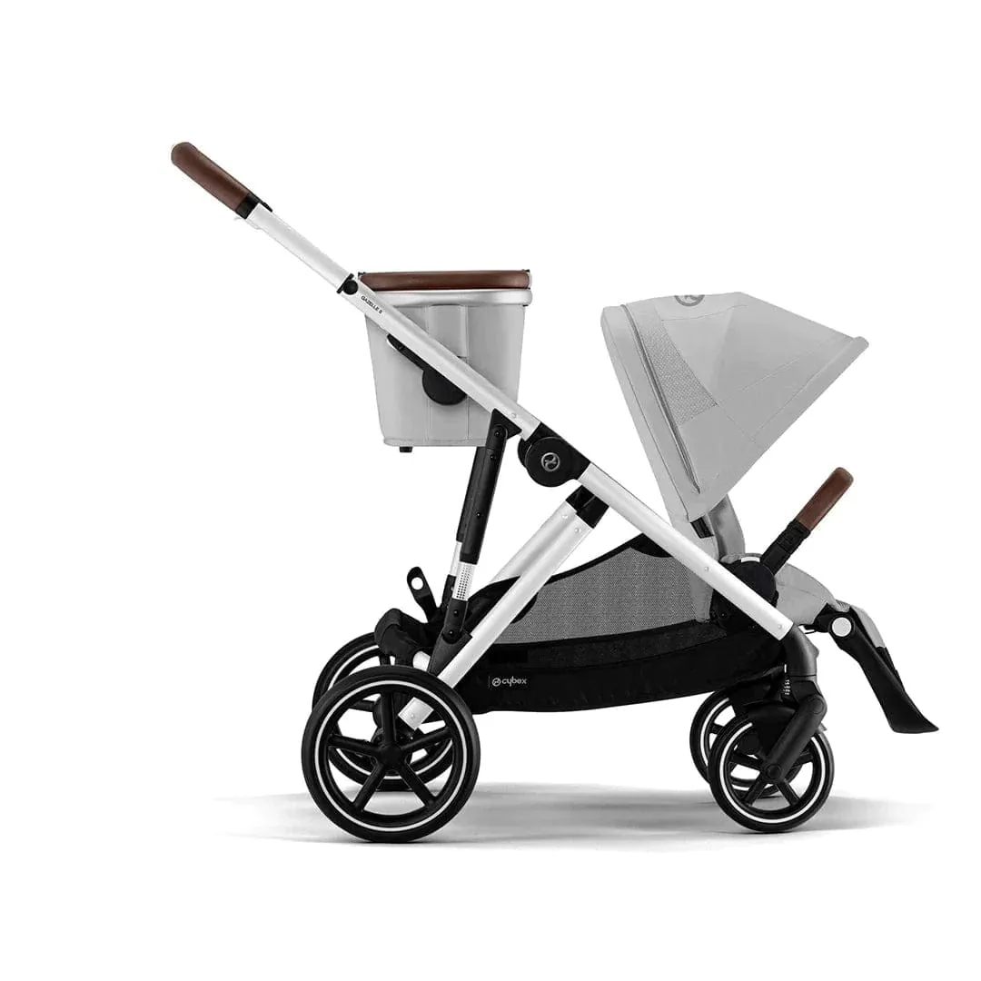 Cybex Gazelle S Twin Pushchair - Silver / Lava Grey