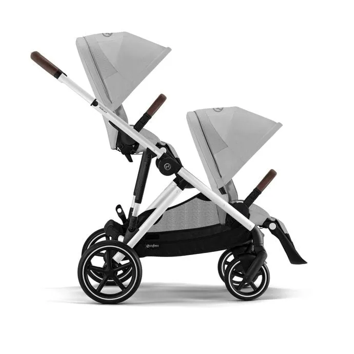 Cybex Gazelle S Twin Pushchair - Silver / Lava Grey