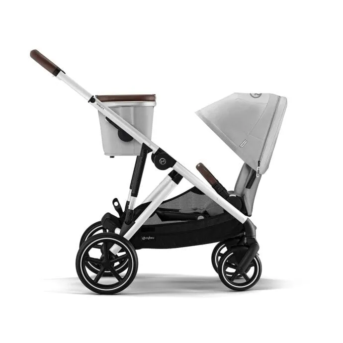 Cybex Gazelle S Twin Pushchair - Silver / Lava Grey