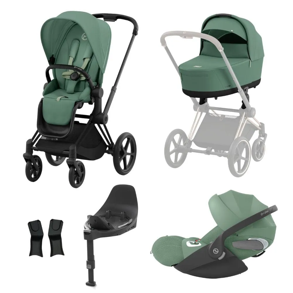 Cybex Priam  Matt Black Bundle