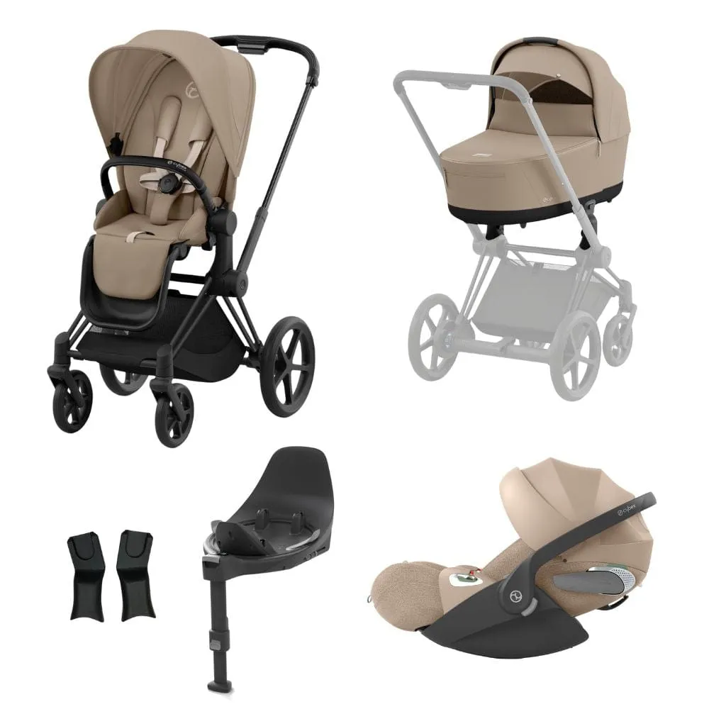 Cybex Priam  Matt Black Bundle