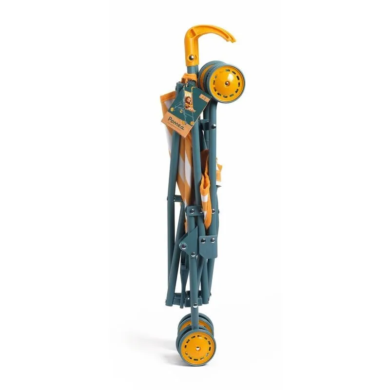 Djeco - Pomea - Sunshine Doll Umbrella Stroller