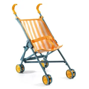 Djeco - Pomea - Sunshine Doll Umbrella Stroller