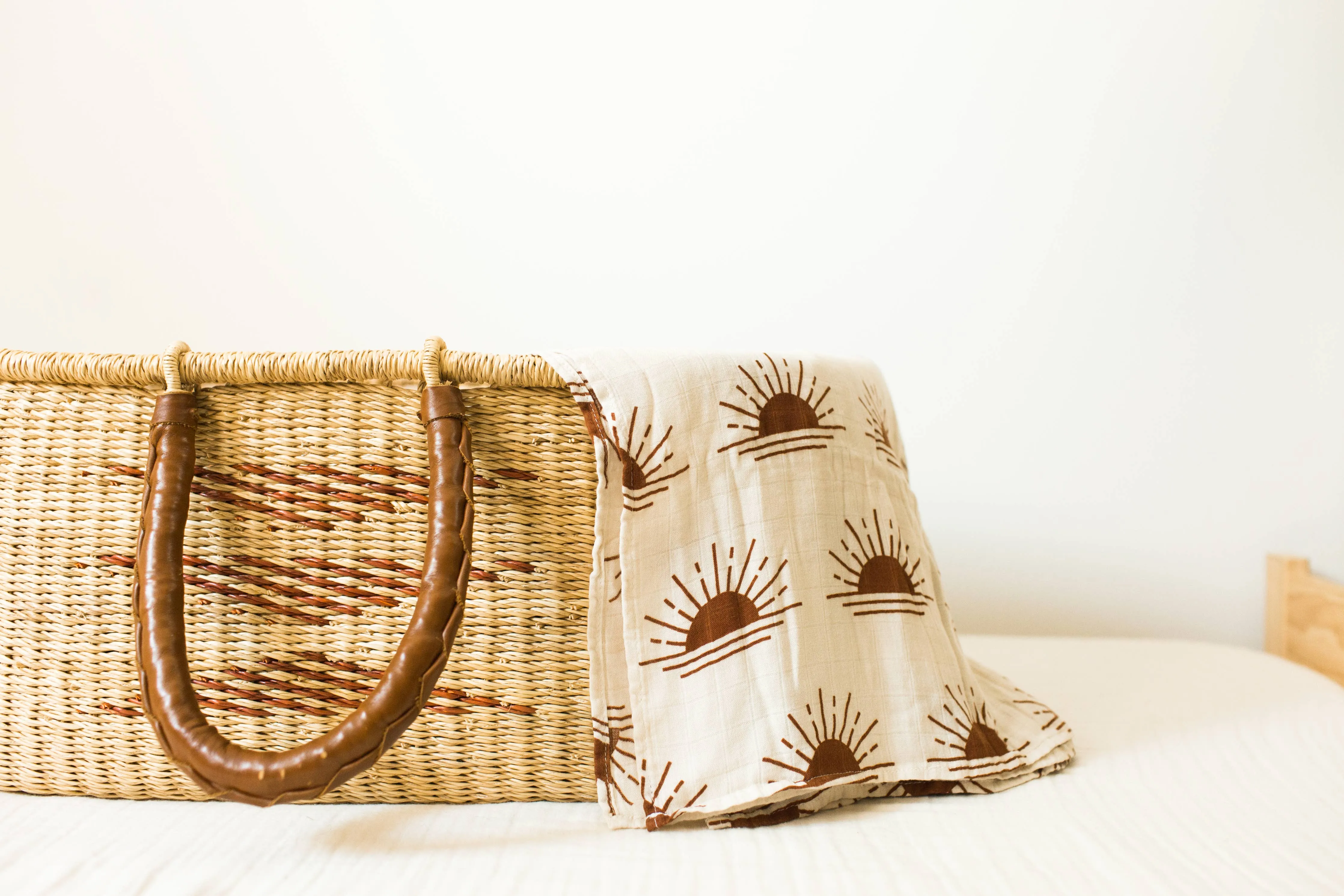 Dolly Lana - Rising sun muslin swaddle