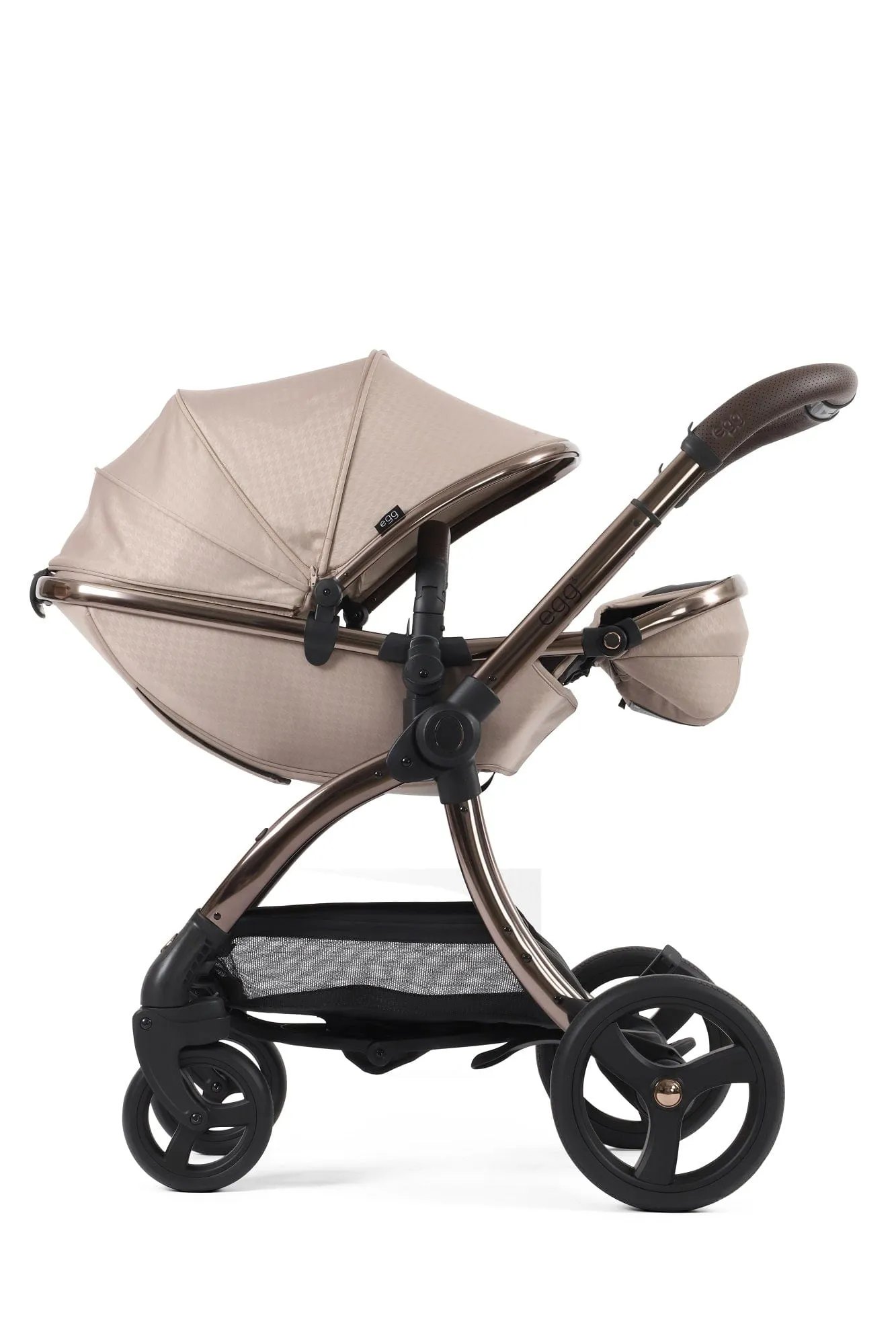 Egg 3 Luxury Cloud T i-Size Travel System - Houndstooth Almond