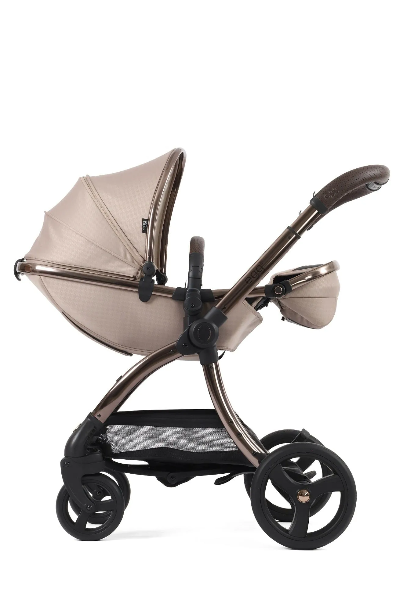 Egg 3 Luxury Cloud T i-Size Travel System - Houndstooth Almond