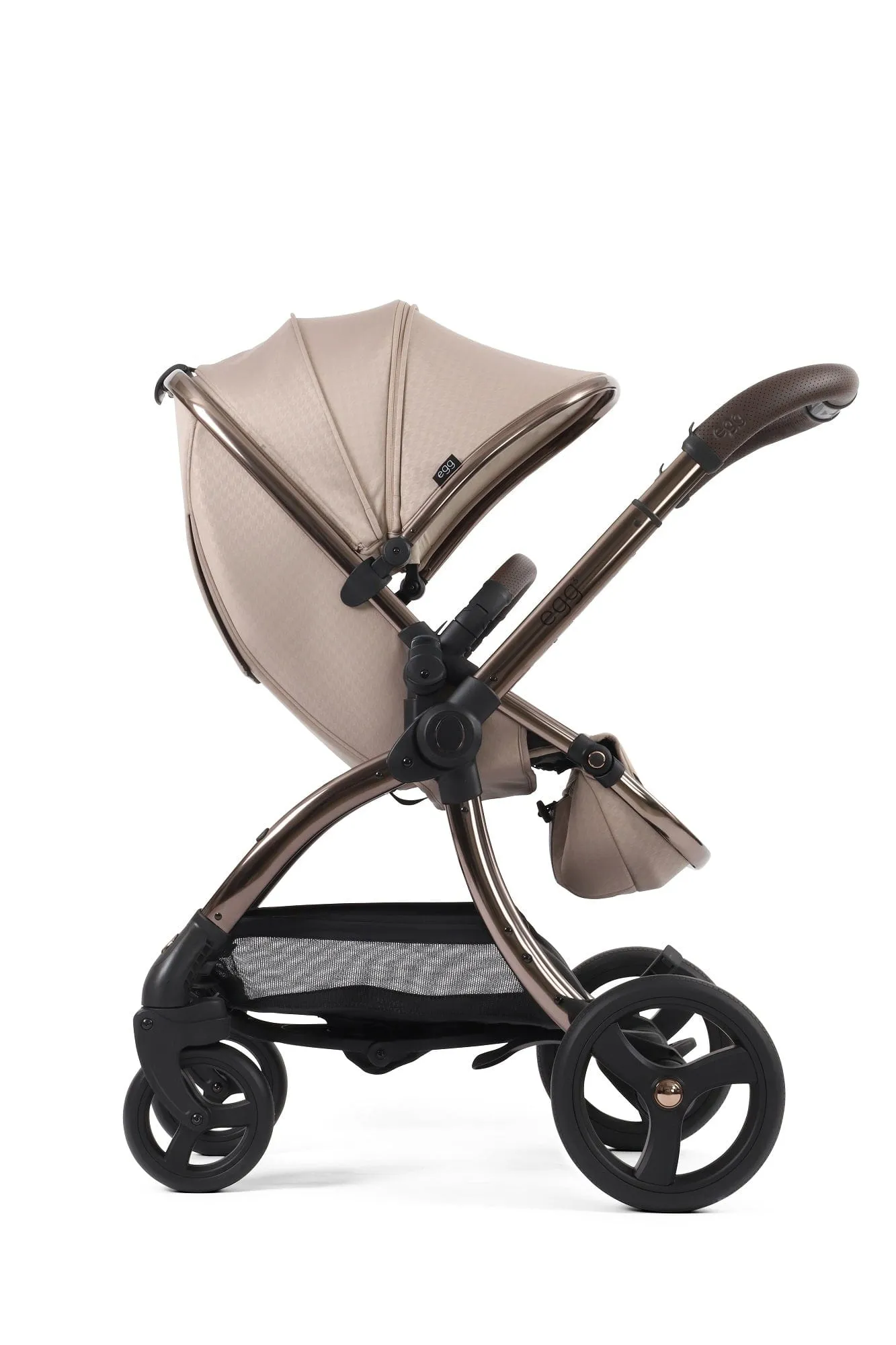 Egg 3 Luxury Cloud T i-Size Travel System - Houndstooth Almond