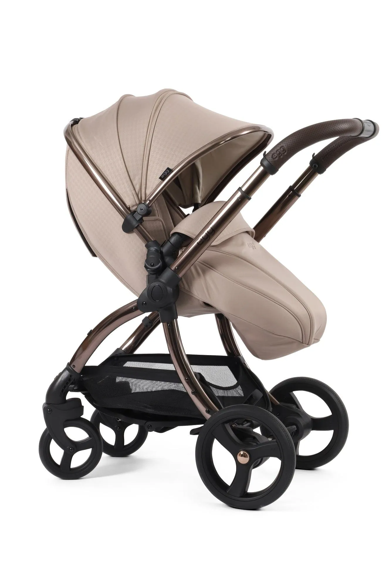 Egg 3 Luxury Cloud T i-Size Travel System - Houndstooth Almond