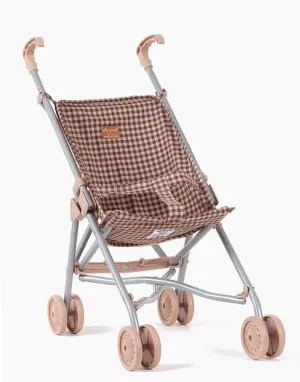 Emile & Ida Vichy Flannel Doll Stroller