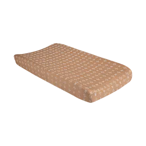 Ezra Quilted Change Pad Cover  Copper Dash