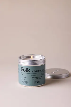 FieldDay Rain Folk Tin Candle
