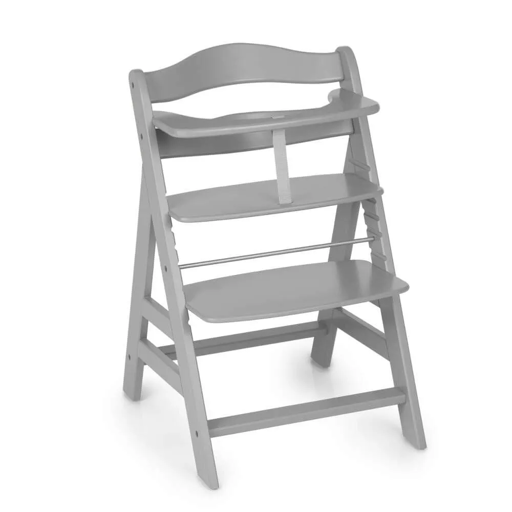 Hauck Alpha Highchair Bundle - Teddy Grey
