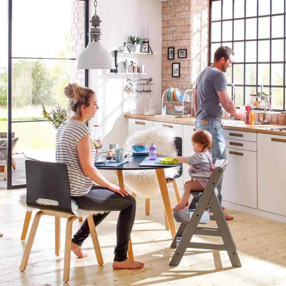 Hauck Alpha Highchair Bundle - Teddy Grey