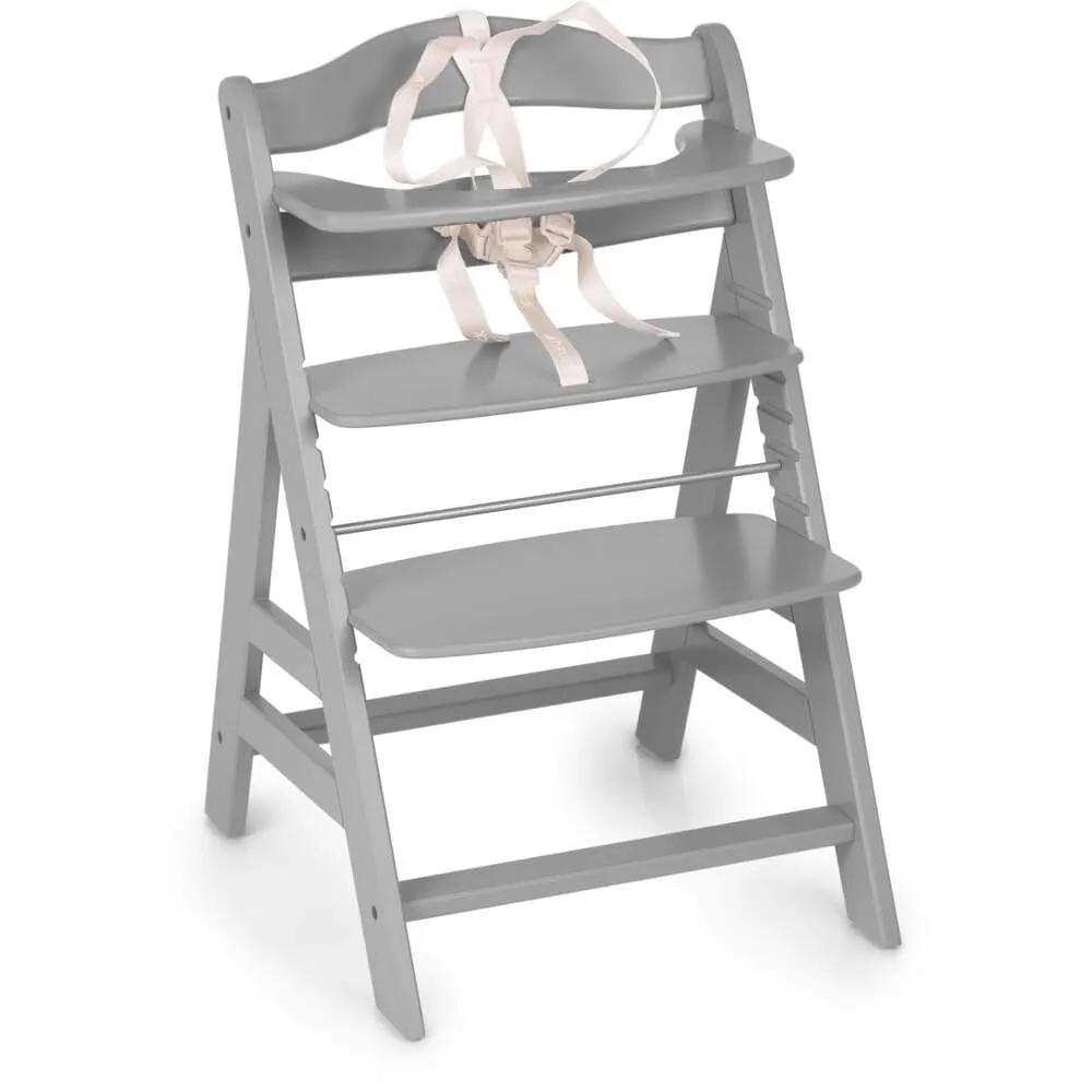 Hauck Alpha Highchair Bundle - Teddy Grey