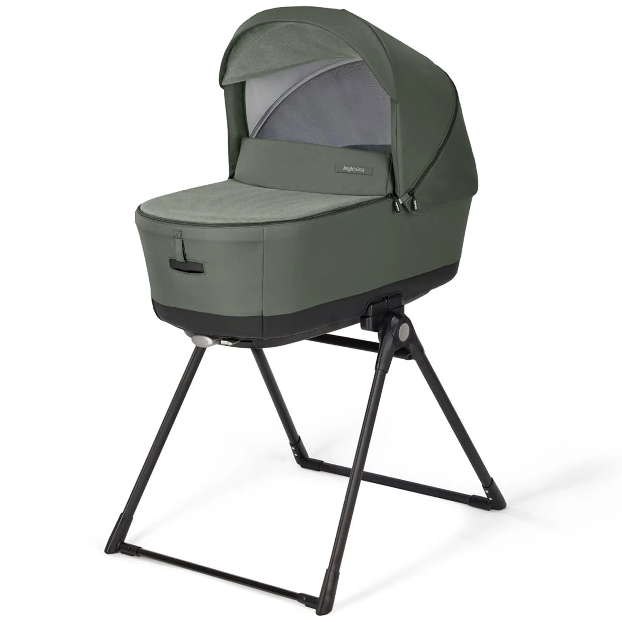Inglesina Electa System Quattro in Tribeca Green with Darwin car seat and i-Size base (EX DISPLAY MODEL)