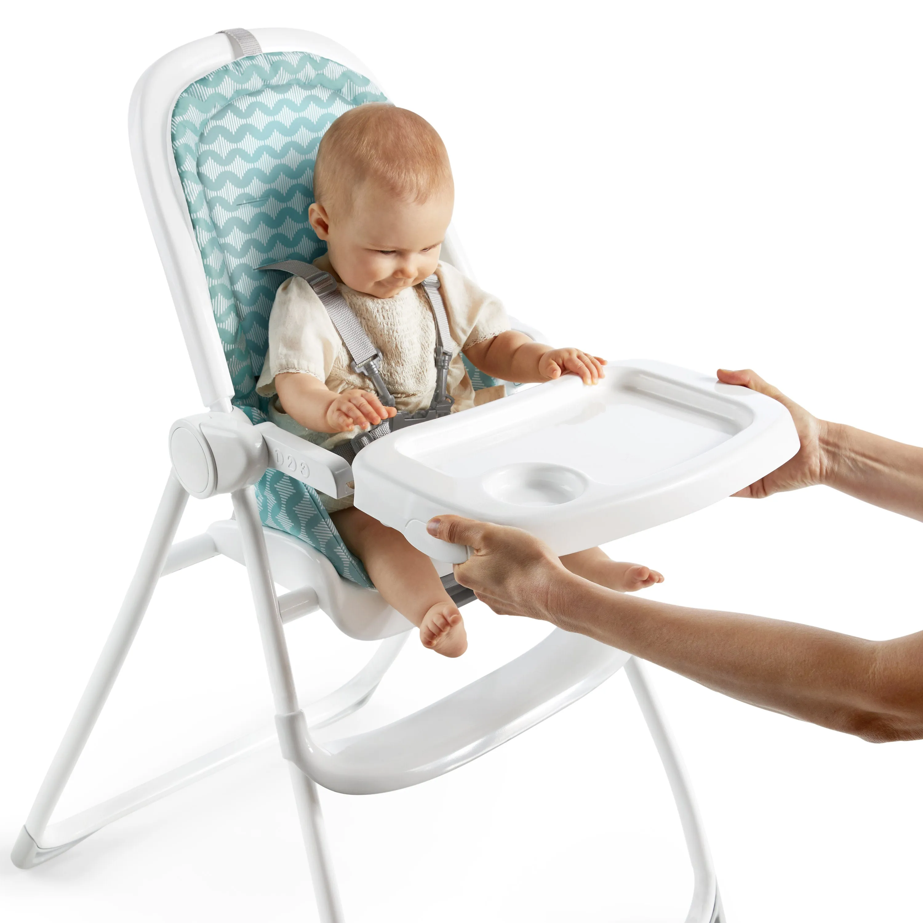 Ity by Ingenuity Yummity Yum Easy Folding High Chair, Goji